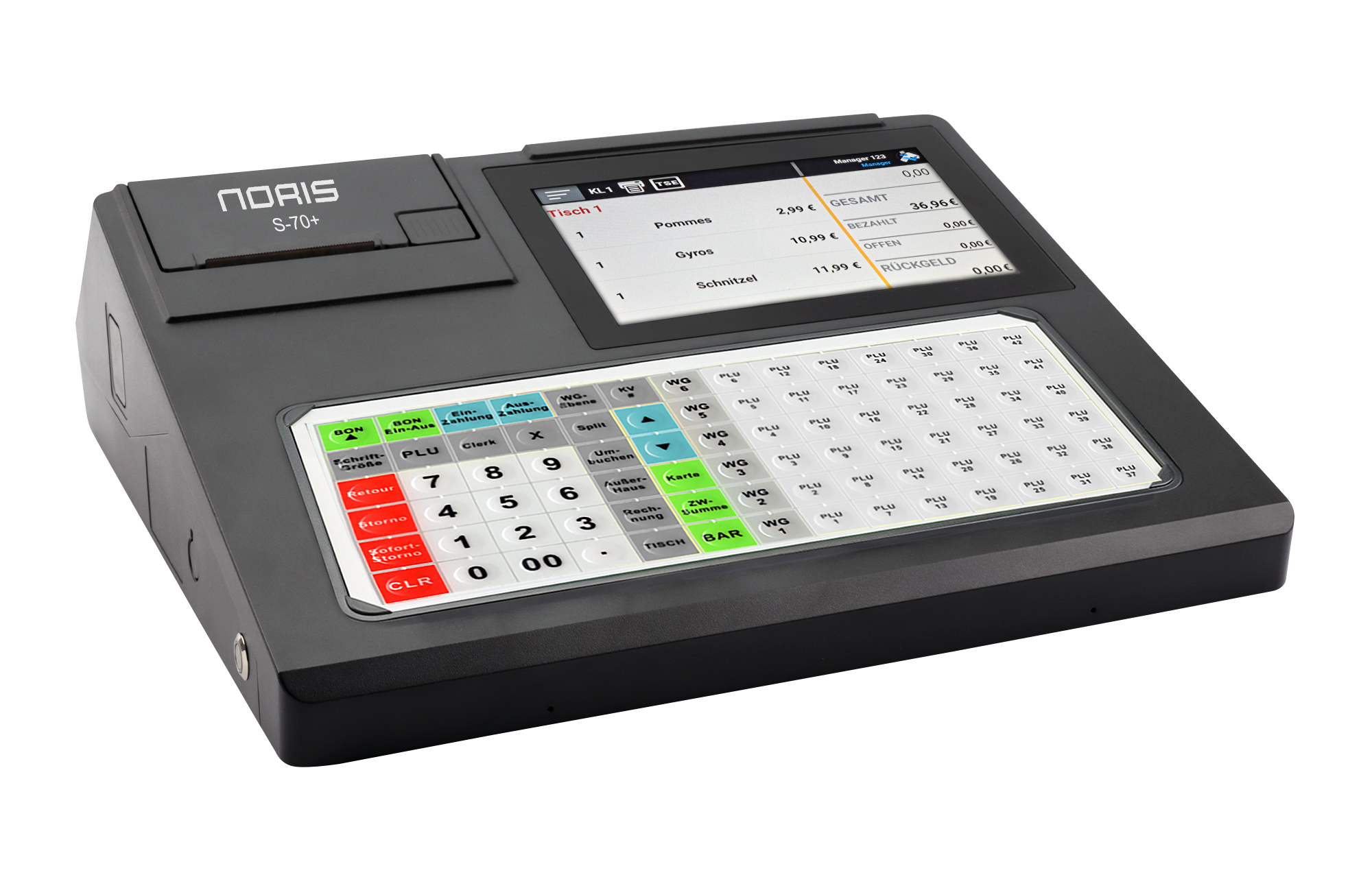 Registrierkasse für Imbiss + TSE USB + Kassenschublade + Kassensoftware