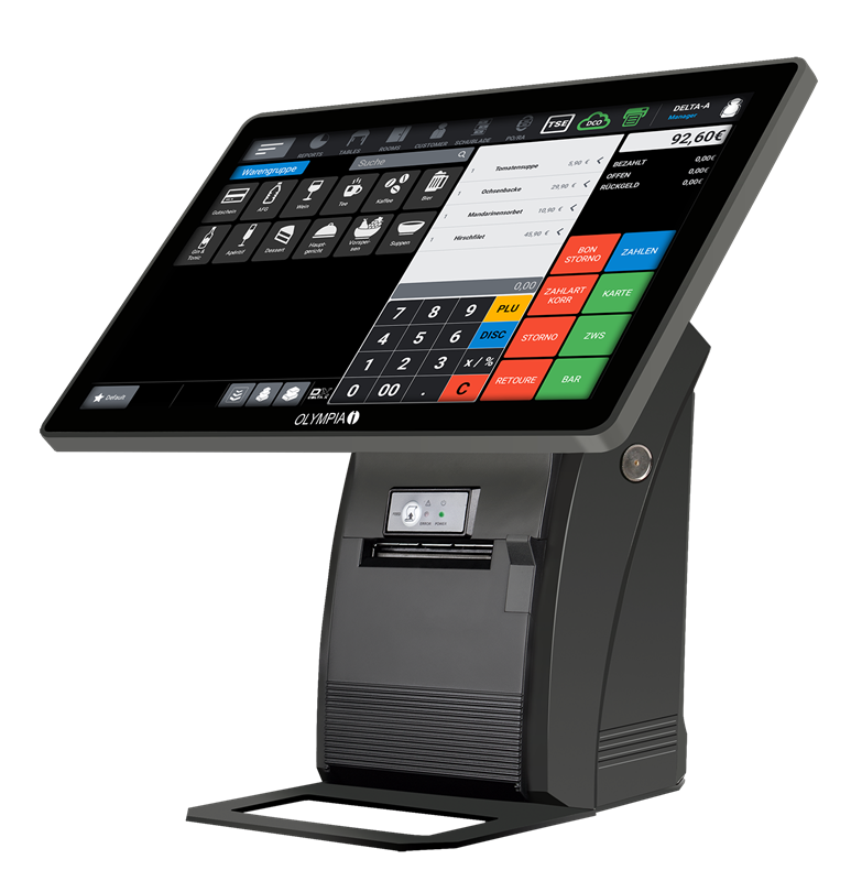 Touchscreen Kasse